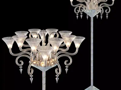 MILLE NUITS FLOOR CANDELABRA  12L HSH 3D model
