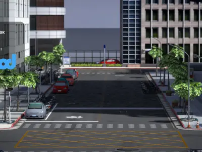 Tw Street 013 3D model