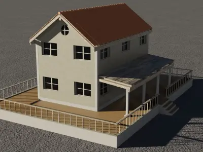 Family house 3D 3D model