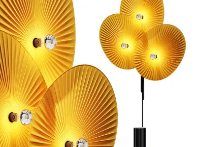 roche bobois unfold floor lamp 3D model