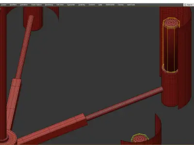 Troy Pilsen Chandelier Low-poly 3D model