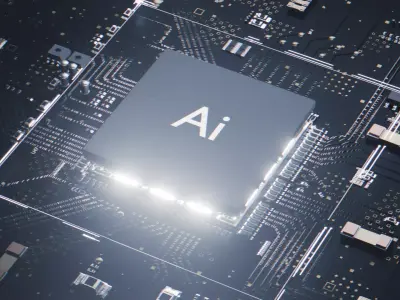 Circuit Board  Low-poly 3D model