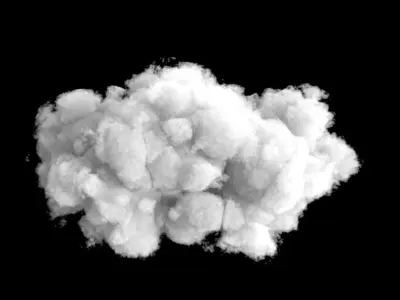 VDB Clouds Pack - 3 Variants  3D model