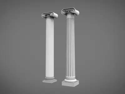 Pillar architecture 1 3D print model