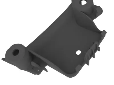 PEUGEOT Door Handle Brackets Left-Right 3D print model