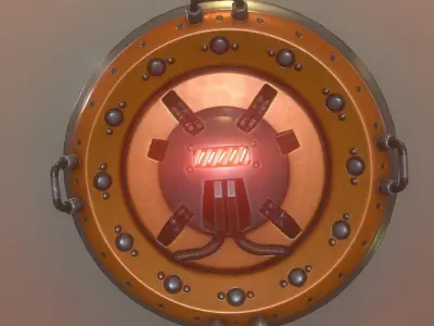 AI Control Module Orang Version Low-poly 3D model