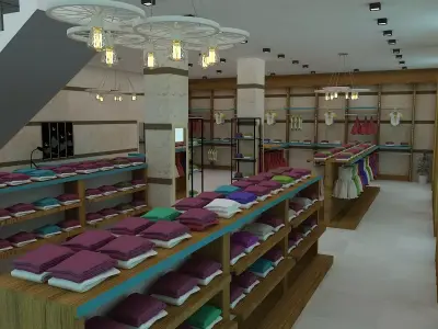 clothing shopping 3D model