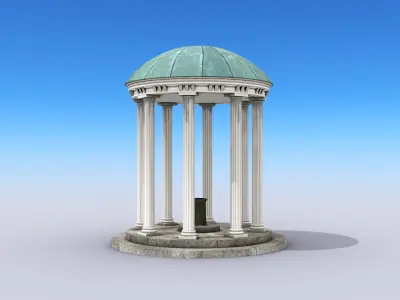 Old Well Low-poly 3D model