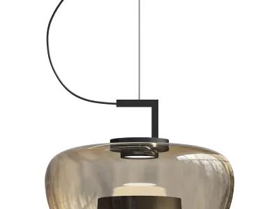  DOUBLE PENDANT LAMP 3D model