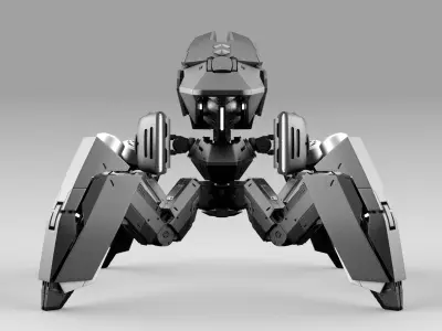 Quadbot 202F 3D model