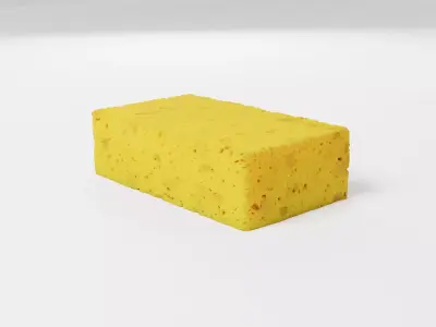 Sponge - High Quality - Bathroom Free low-poly 3D model
