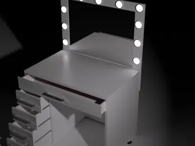 Free Modern Dressing Tables for DAZ3D Free 3D model