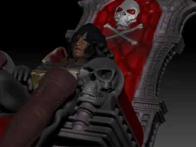 Harlock pirate space 3D print model