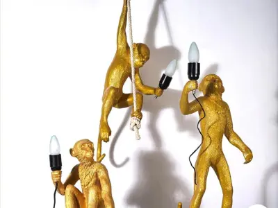 The Monkey Lamp 3D print model