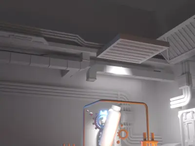 Concept product scenario 3D model