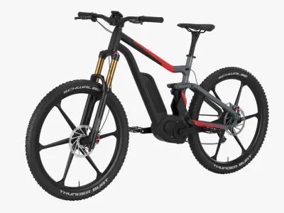 Electric bike 3D model