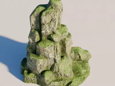 Rock 8 Low-poly 3D model