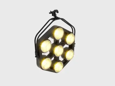 Concert Stage Studio Lighting Collection 3D model