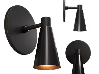 Cone Wall Sconce Lighting 3D model