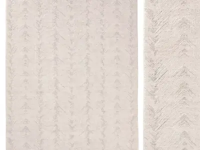 ALANI WOOL SILK RUG 3D model