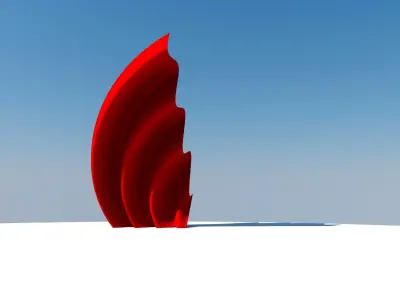 Modern Sculpture 3D model shop