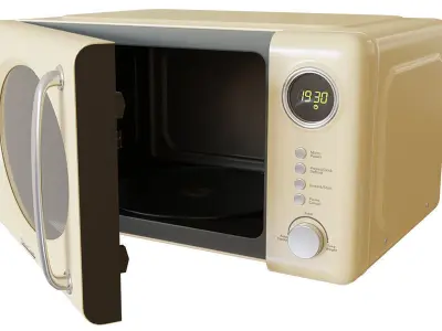 Microwave  3D model