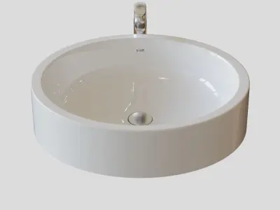 Roca Fuego sink D49 cm bill of lading 32722E000 3D model