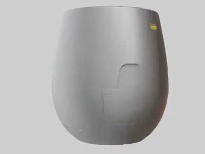 Smart Plant Pot Model 1 Low-poly 3D model