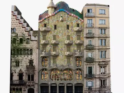 Casa Batllo Barcelona 3D model