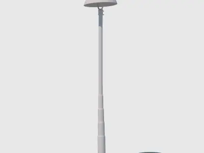 Vintage Lamp Post 3D model