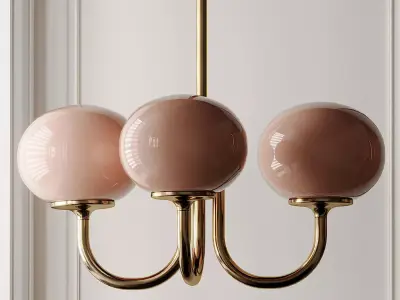 Pearl LED Chandelier by Anthropologie 3D model