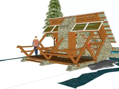 Creative Design-Holiday Cabin-016 3D model