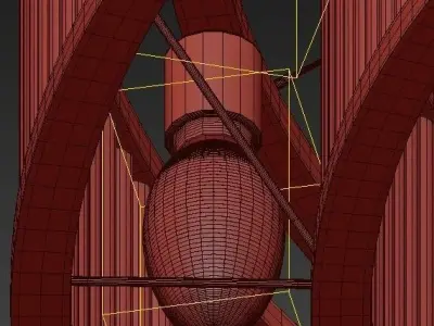 Marquee Pendant 3D model