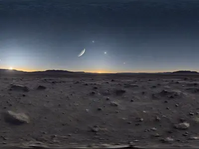 Space HDRI Pack 8K  Galaxy Planets  Nebula Sci-Fi 3D model