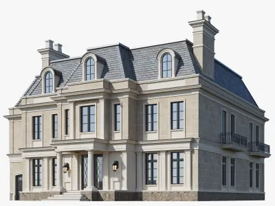 Classic house 3 3D model