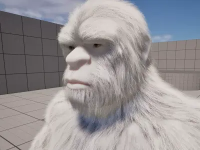 Custom Metahuman Yeti Low-poly 3D model