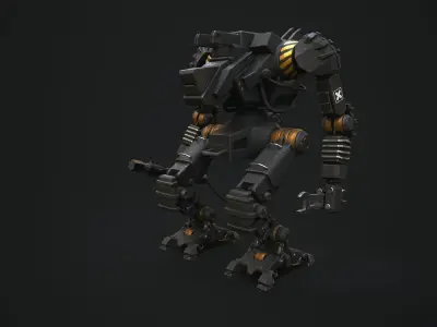 Mech support 3D model