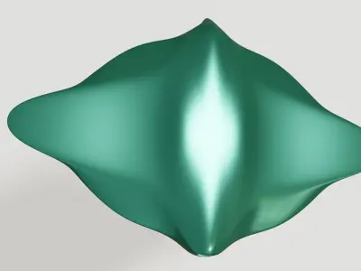 Sci Fi SpaceShip 3d Printable Model 3D print model