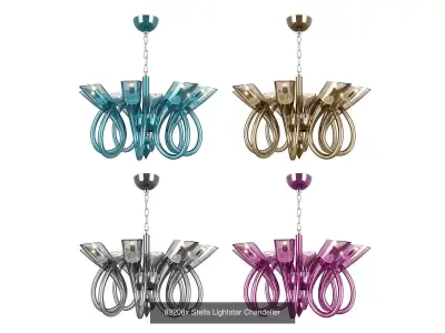 892 Stella Lightstar Collection of Modern Lamps 3D Model Pack