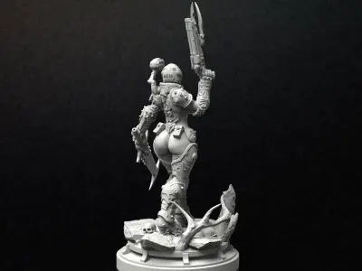 LADY DOOM Souvenire Figure 3D print model