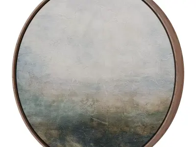 Abstract Painting Frame set 3D model 754
