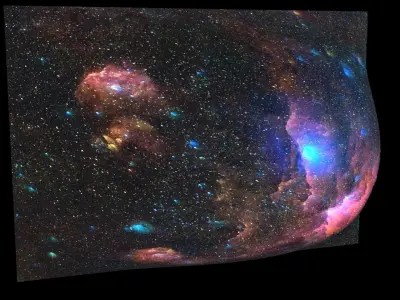 Running Chicken Nebula 3D model