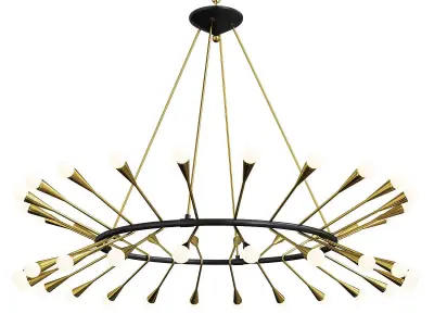 Martyn Lawrence Bullard Aries Chandelier Low-poly 3D model