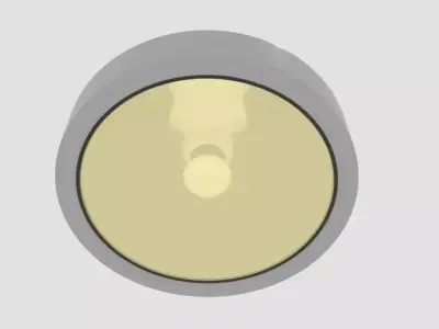  Recessed Light Low-poly 3D model