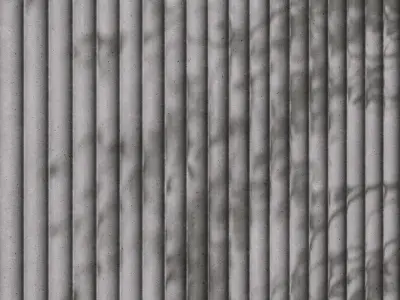 Fluted plaster 01 - Seamless Texture