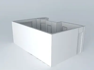 Michelli room with window Free 3D model