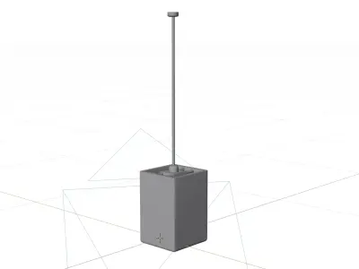 Modern Rustic Pendant Lamp  Realistic 3D Model with PBR Textures Low-poly 3D model