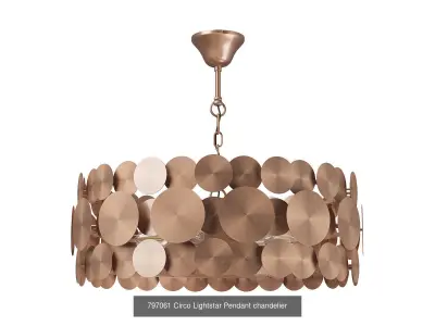 797 Circo Lightstar Collection of Modern Lamps Metal 3D Model Pack