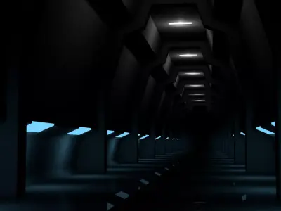 Sci Fi Interior 3D model