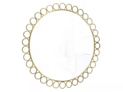 Mirror in a metal frame GZ-M1027 3D model